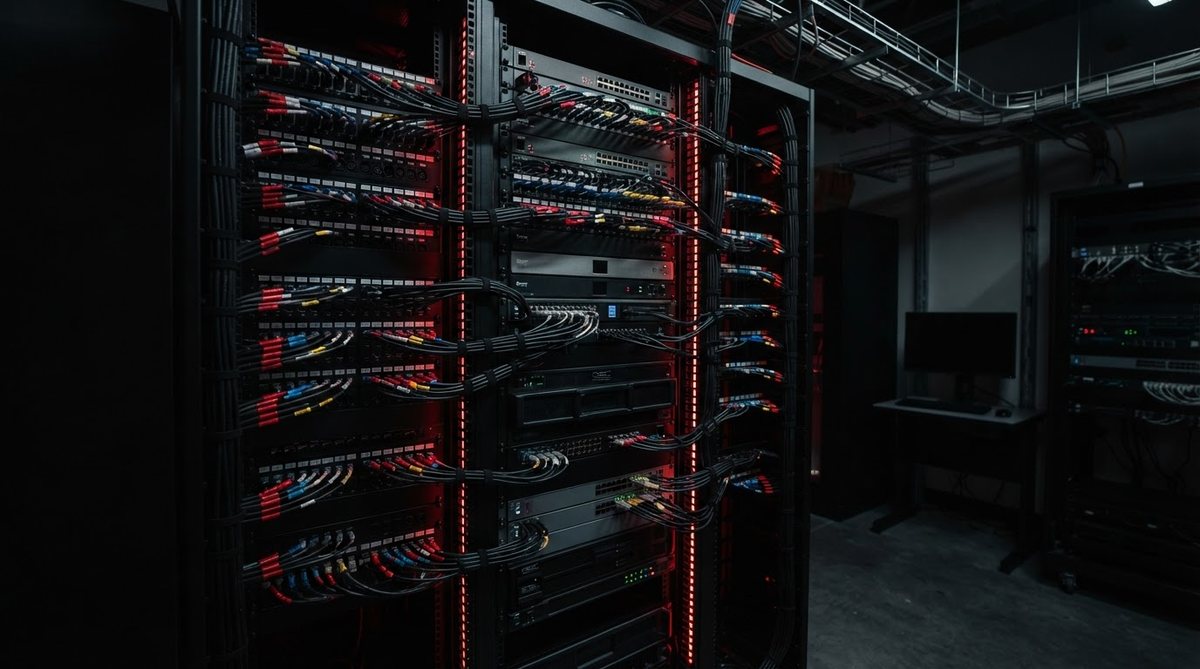 Rack ordenado y etiquetado: lo que permite que el mantenimiento no dependa de quien lo instaló.